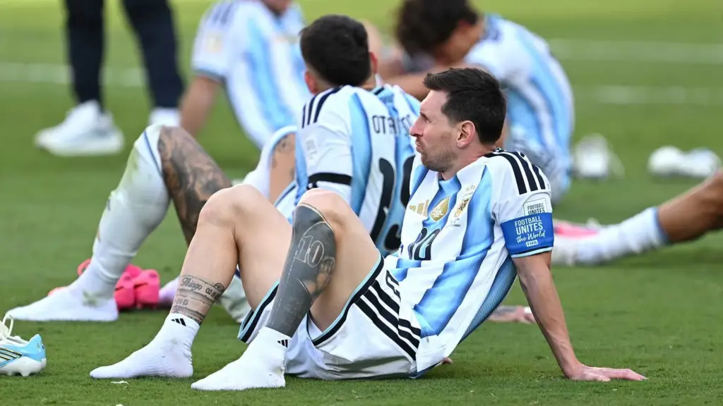 Paredes banned 10 games as Argentina punished for World Cup final brawl