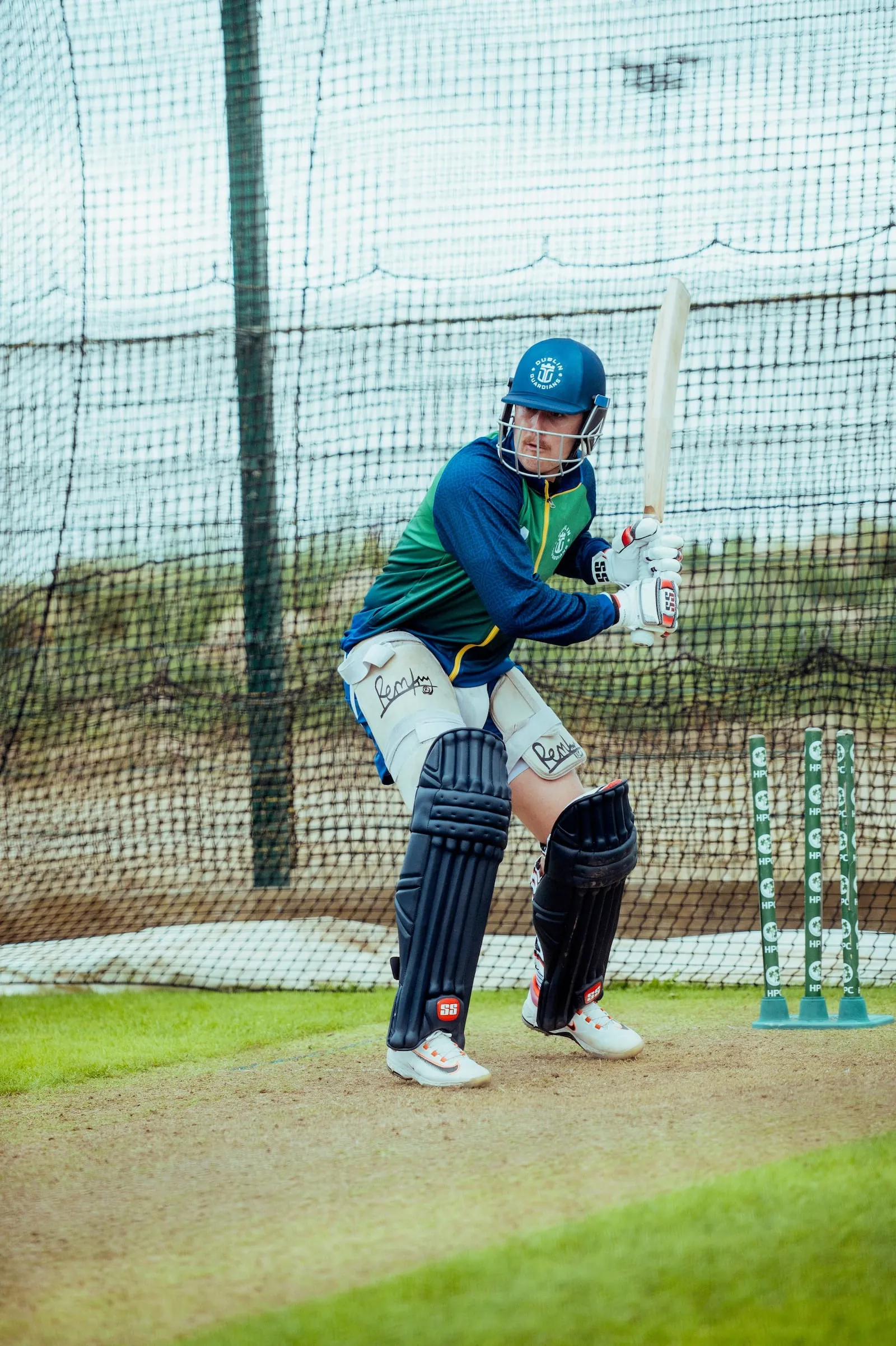 Irish international Ben Calitz in the nets for Dublin Guardians
